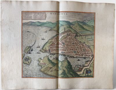 France, Marseille. "Massilla". Braun Georg & Hogenberg Frans…