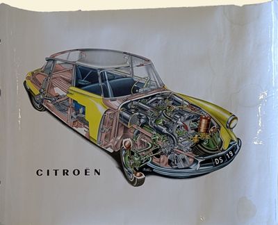 DS Citroën Imprimerie Moderne du Lion à Paris 1 Affiche Non-…