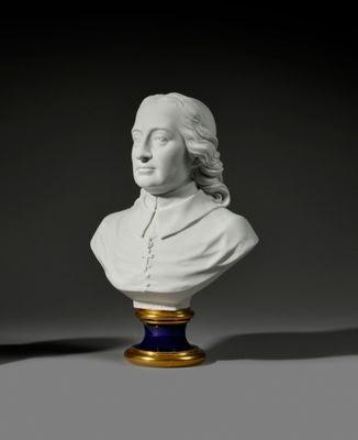 Sèvres Buste de l’évêque Jean-Baptiste Massillon en biscuit …