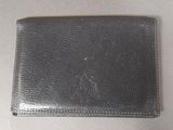 leather wallet with a horse on the front and a horse on the back