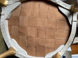 a picture of a chair made out of cardboard and wood