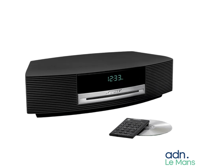 an image of a digital clock radio with a remote