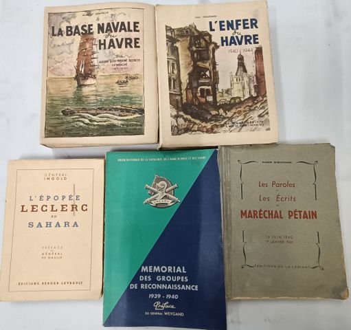 Lot de livres : Général INGOLD : l’épopée LECLERC au Sahara. Mémo