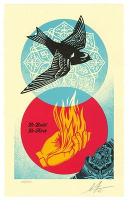 Shepard FAIREY (OBEY)(1970), Re-Build/Re-Think, 2025, Sérigr…