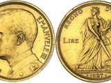 a gold sovereign coin with a portrait of a man and a woman