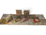 an image of a collection of old maps on a table