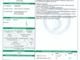 a close up of a document with a barcode on it