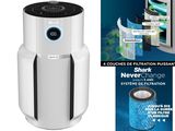 four different types of air purifiers on display