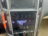 a picture of a car dashboard with a car radio in it