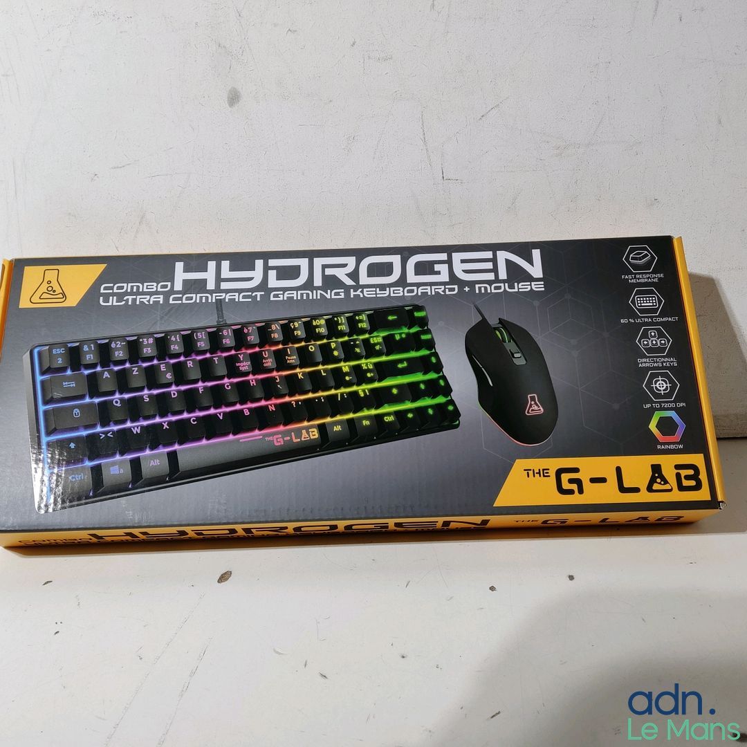 Pack Gaming THE G-LAB Combo Hydrogen - Clavier 60% & Souris …