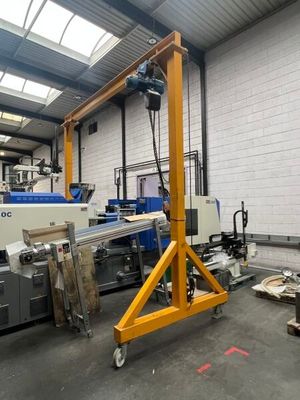 a large machine that is sitting in a building