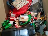 a box full of toys and other items in it