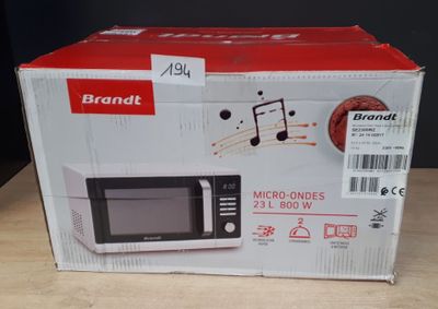 Micro-ondes BRANDT SE2300WZ - 23L - 800W - Pose libre - Blan…