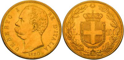 a gold sovereign coin with the head of a man wearing a crown