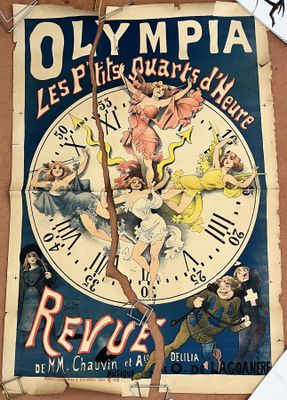 une horloge sur la façade d'un immeuble, sur laquelle figurent des personnages