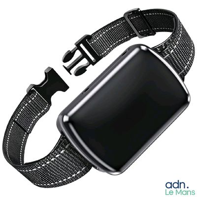 une photo d'une Apple Watch noire avec un bracelet noir