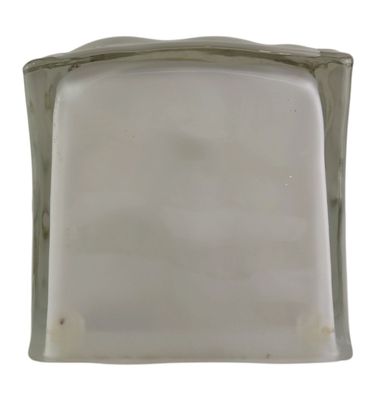 a glass plate with a square design on it