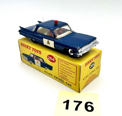 DINKY TOYS – Grande Bretagne - CADILLAC 62 POLICE CANADIENNE…