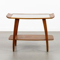 École scandinave, table de service ou table d'appoint, bois … (photo 4)