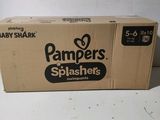 a box of diapers sitting on a table