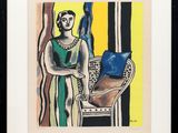 une image d'un tableau représentant une femme assise sur une chaise
