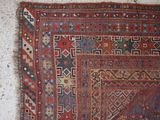 rug on the floor is very old and needs to be cleaned