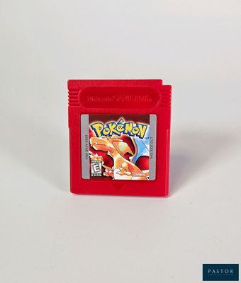 Boîtier de cartouche « Pokémon Rouge » pour la Nintendo Game Boy Advance