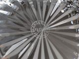 a glass plate with a circular design on it