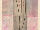une image représentant un dessin d'un vase contenant une fleur