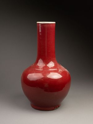 CHINE - XIXème siècle. VASE shangping