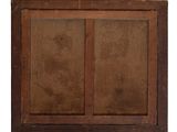 an old wooden cabinet with two doors and two drawers