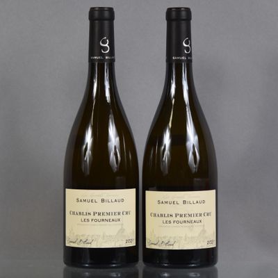 two bottles of wine sit side by side on a table