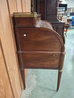 Bureau à cylindre en acajou et placage d'acajou. (photo 6)