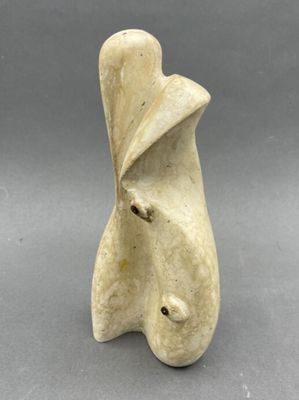 École du XXe siècle Sculpture d'atelier en plâtre de forme l…