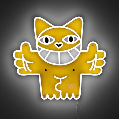 De l'artiste M CHAT, en collaboration avec Yellow pop