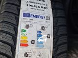 a close up of a tire with a sticker on it