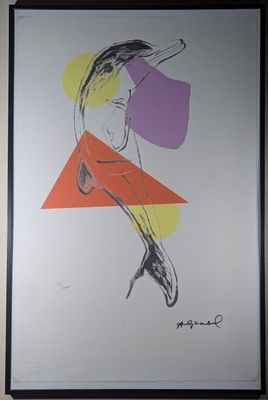 Andy WARHOL (1928-1987) d'après, Dauphin, lithographie offse…