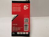 an image of a black and red box of ink on a white surface