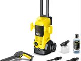 une boîte à outils jaune et noire sur fond blanc
