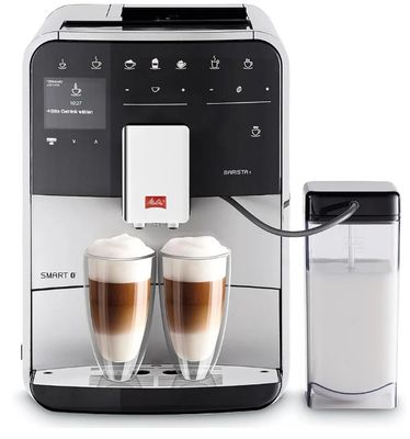 an image of a coffee machine with two cups of coffee in front of it