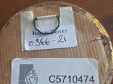 two tags on a piece of cardboard on a table