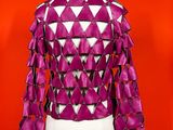 the back of a purple jacket on a mannequin mannequin mannequin mannequin mannequin mannequin mannequin mannequin