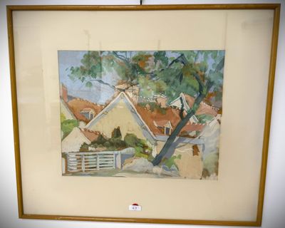 a picture of a painting hanging on the wall
