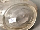 a glass object that is sitting on a table