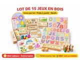 lot de 15 jeux en boiss