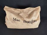 a close up of a bag with the word mac douglass on it