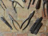 many different types of tools that are on the floor