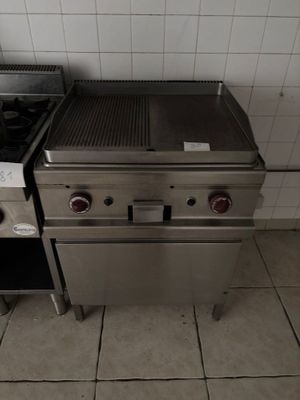 deux cuisinières qui se trouvent côte à côte dans une cuisine