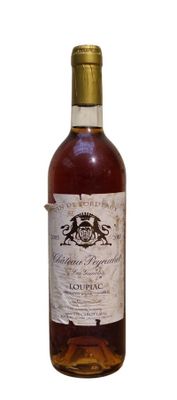 a bottle of wine that is sitting on a table