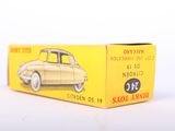a yellow box with a picture of a car on it